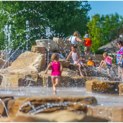 Berthoud Town Park Water Feature