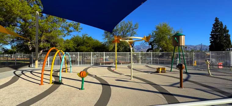 Jesse Owens Splash Pad in Tucson.