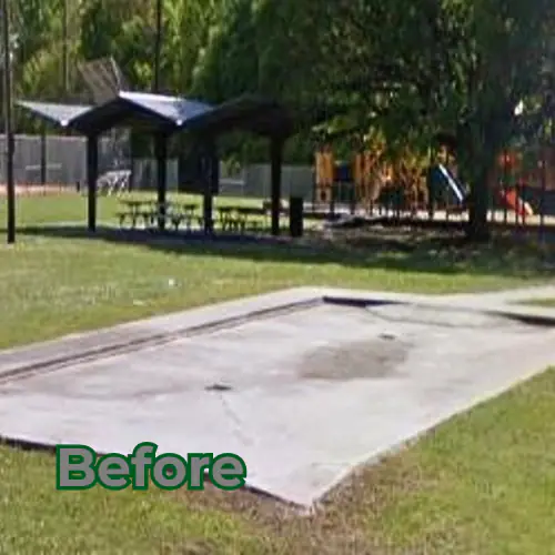 Official City of Savannah image of the Hudson Hill splash pad.