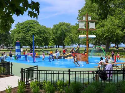 Ontario Beach Park Accessible Spray Park