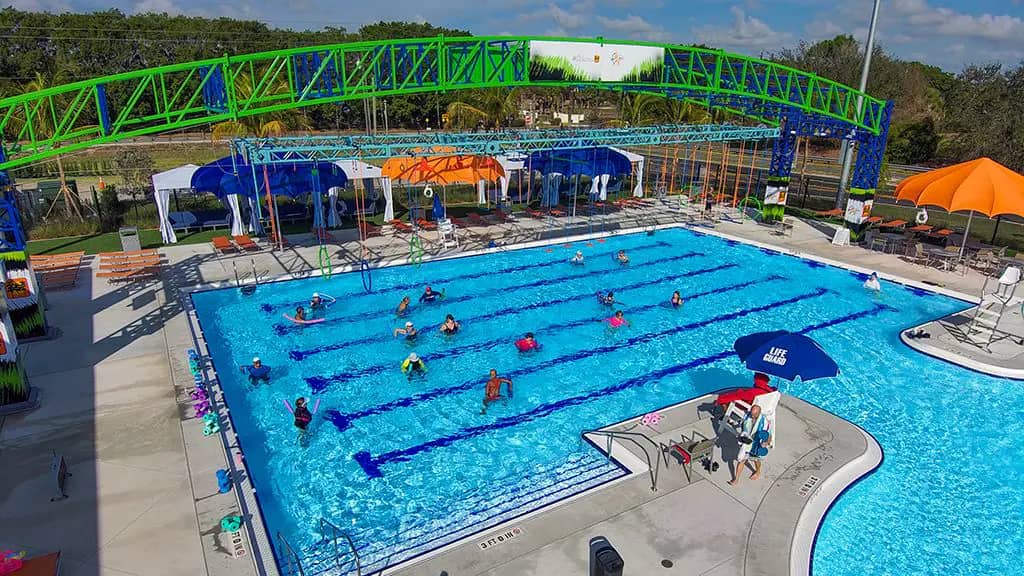 Wellington Aquatics Center Zero-Depth Entry Pool