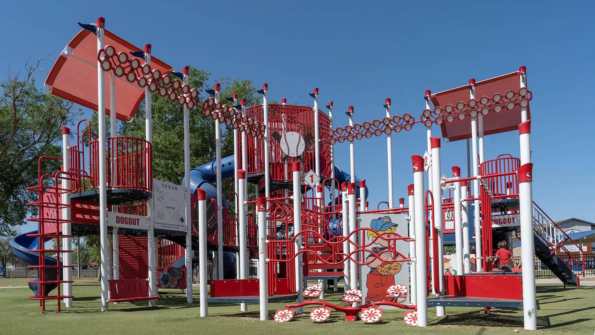 Dennis the Menace Park in Midland, home to the XTO Dennis the Menace Splash Pad.