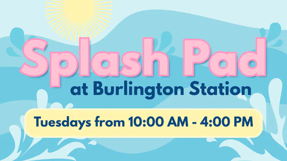 Splash Pad at Burlington Station profile image on Facebook.