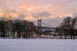 Astoria Park grounds and paths.