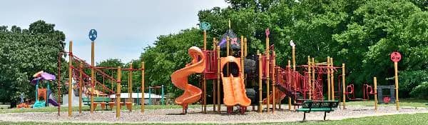 Elliott Park landscape view in Muskogee.