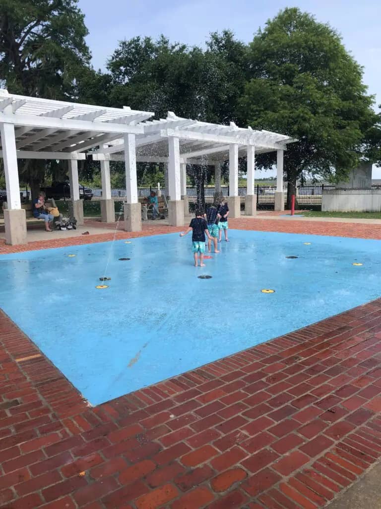 Splash Pad at the Mandeville Lakefront