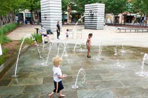 Penrose Square Interactive Water Feature