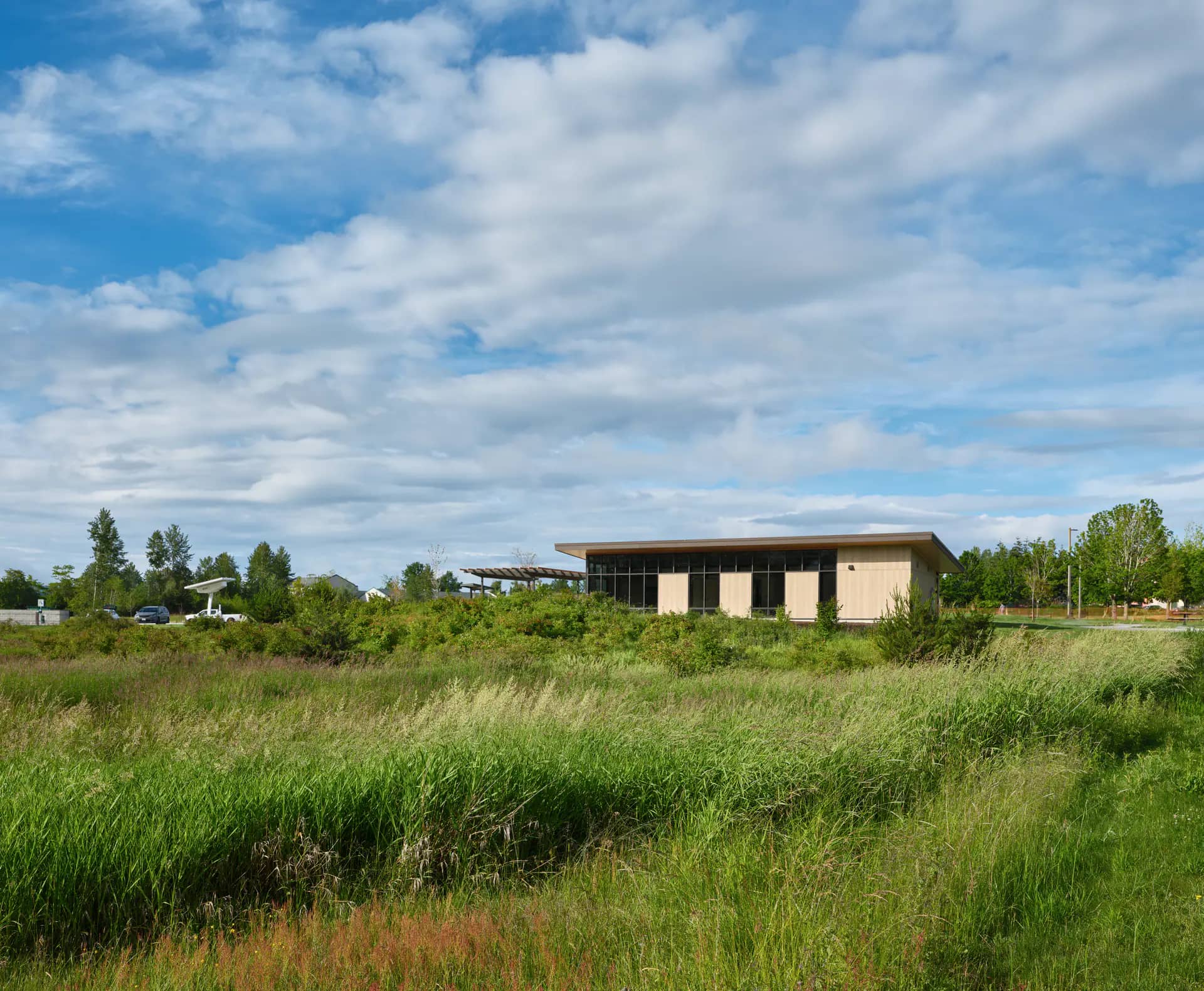 Reservable pavilion at Cordata Park.
