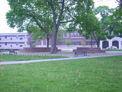 Penn Park in York, Pennsylvania, home to the seasonal splash pad.