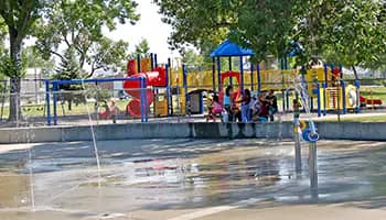 Sprayground at North Park in Billings.