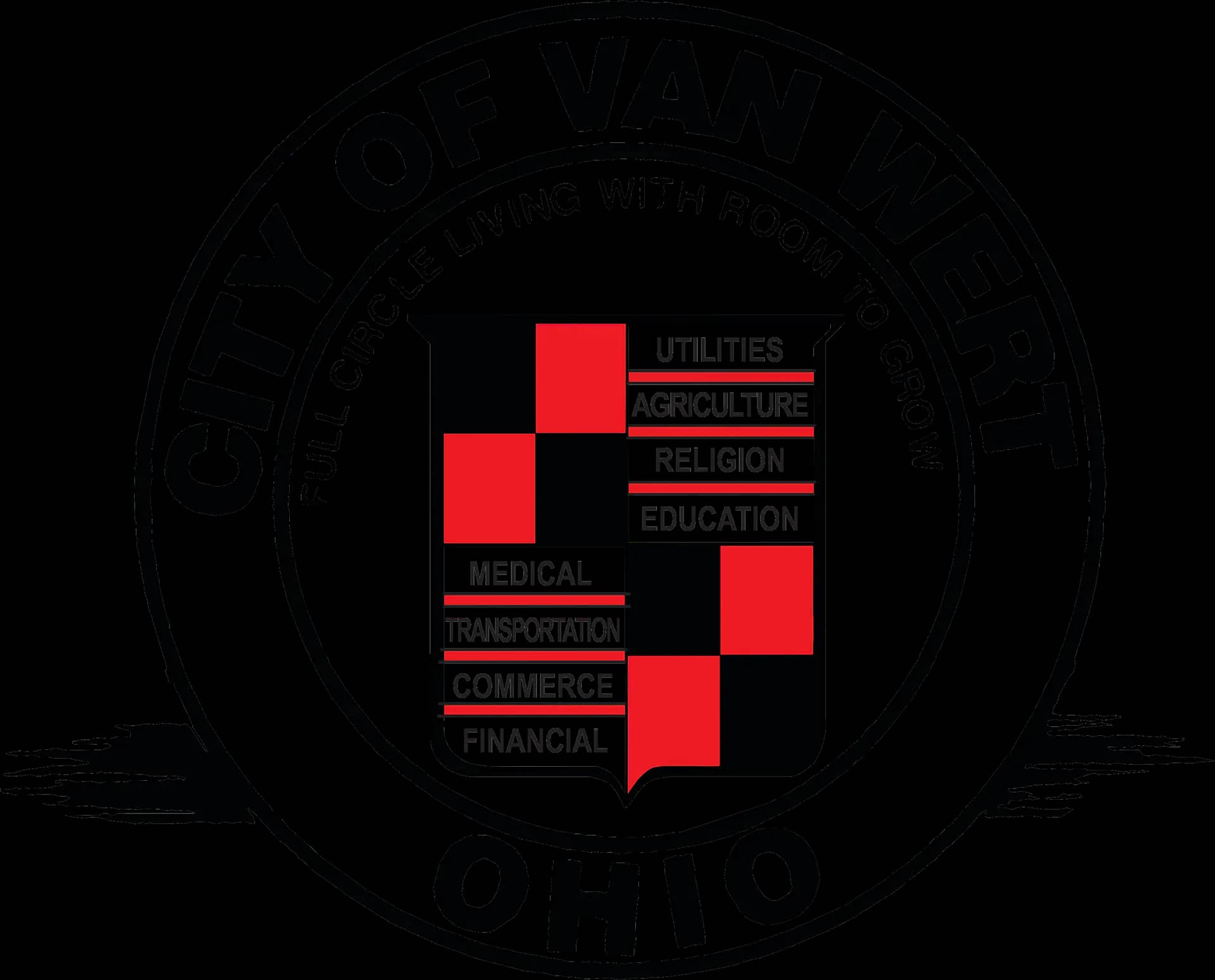 City of Van Wert Parks Department official image for Franklin Park splash pad information.