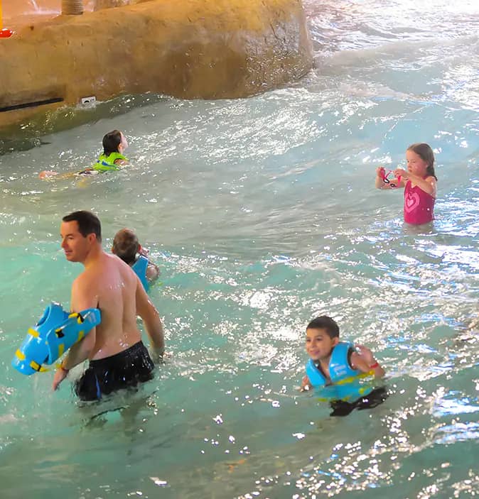 Wave pool at Kahuna Laguna in North Conway.