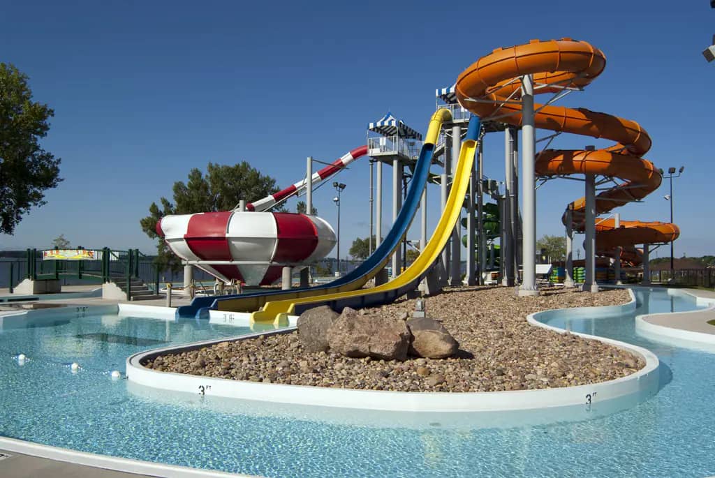 Family-focused resort setting at King's Pointe in Storm Lake.