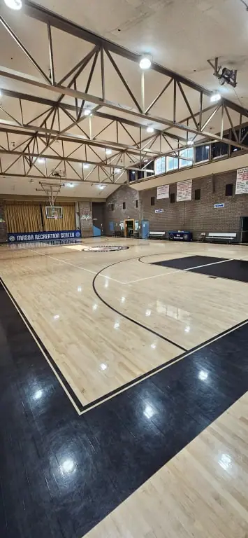 Mason Recreation Center grounds in Chatsworth near the splash pad.