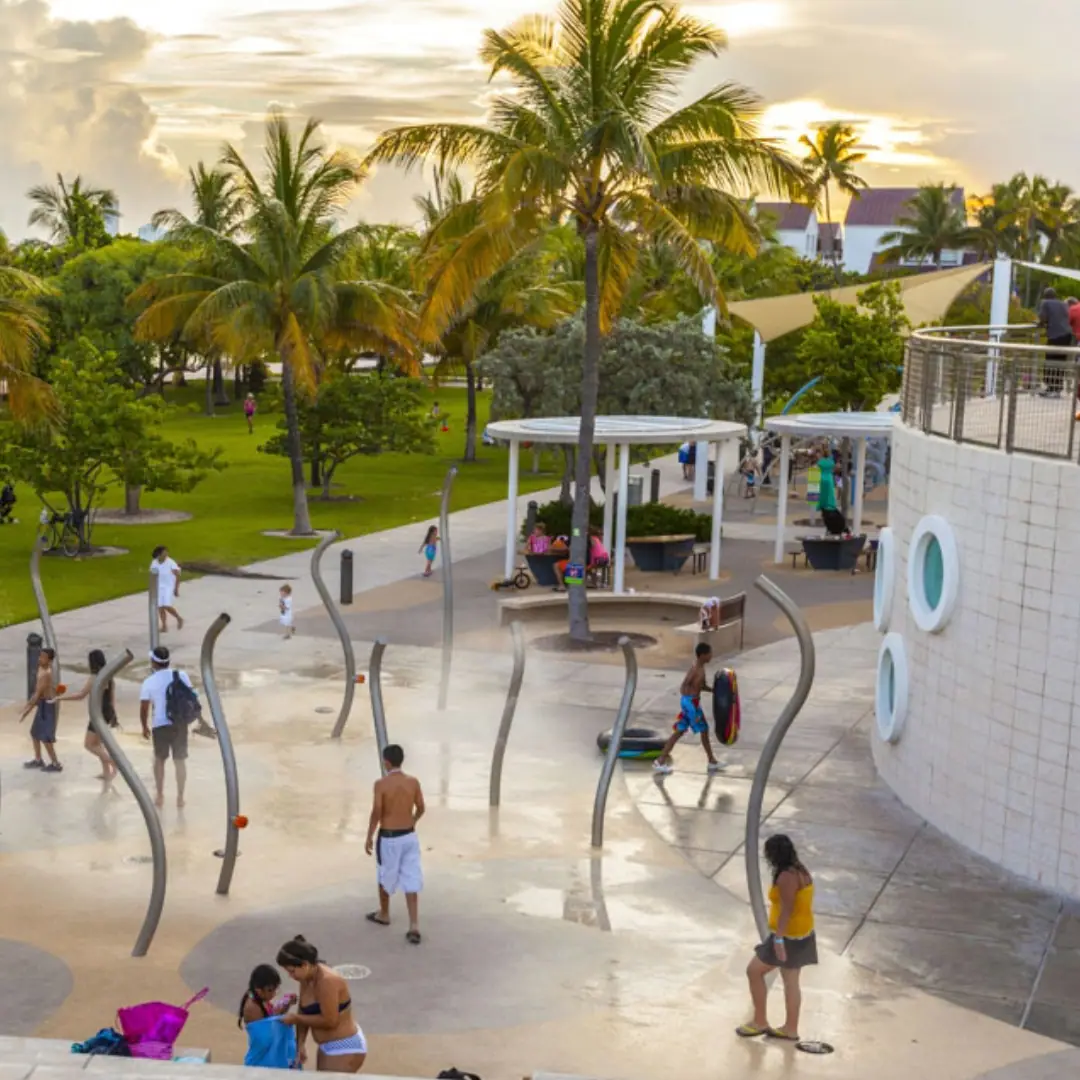 South Pointe Park Splash Spray Zone