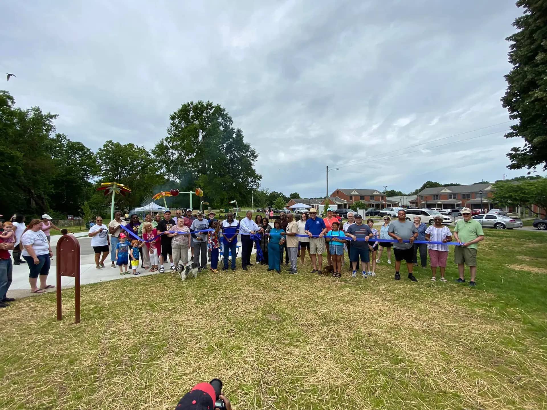 Grand reopening image from Michael M. Smith Memorial Park.