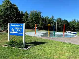 Somersworth Splash Pad at Noble Pines Park.