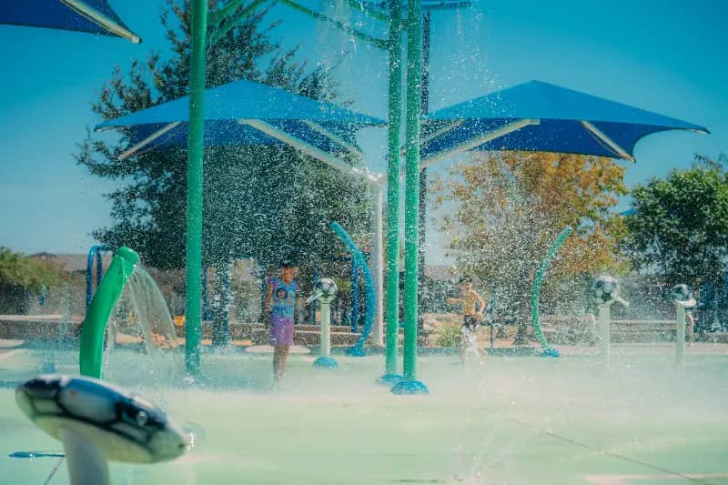 Sue Young Spray Park water-play area in El Paso.