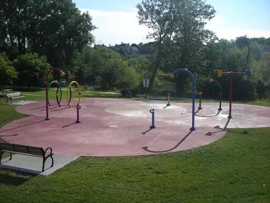 Official Schwer Park Splash Pad photo from the City of Papillion.