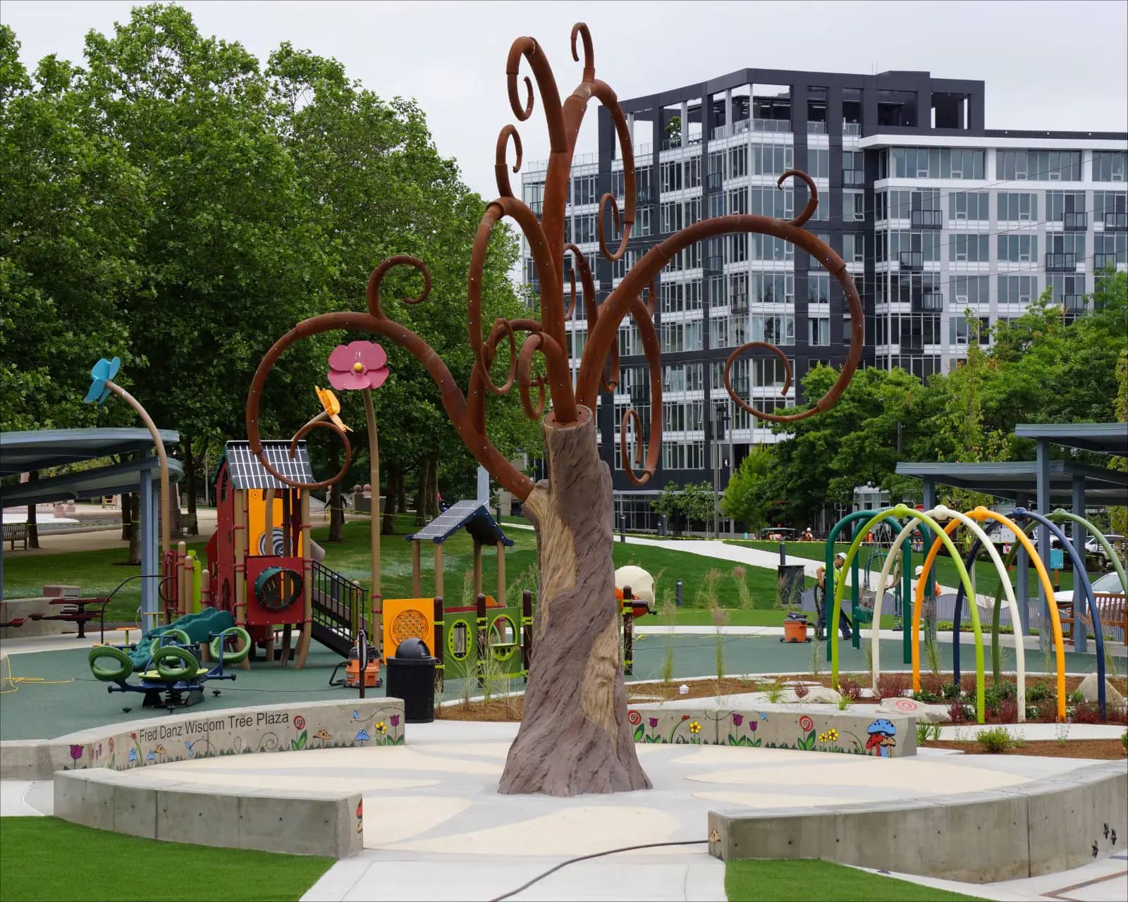 Inspiration Playground at Bellevue Downtown Park.