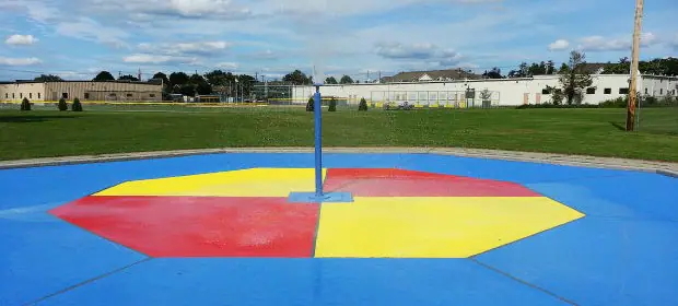 LeTort Park spray pool in Carlisle.